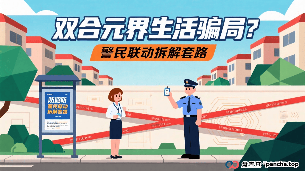 双合元界生活骗局?社区网格员协同民警劝阻骗局