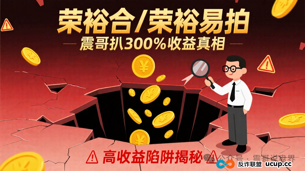 荣裕合(荣裕易拍):震哥带你扒一扒这个300%收益的坑