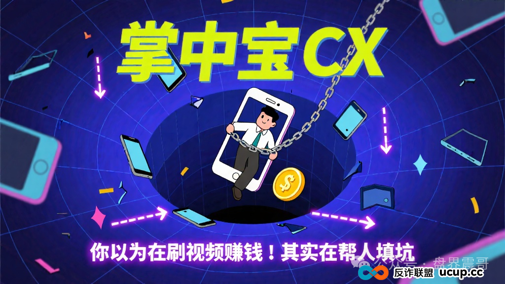 掌中宝CX:你以为在刷视频赚钱,其实在帮人填坑